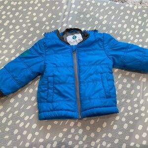 Buckle Me Baby Puffer Coat Blue Jacket 18m